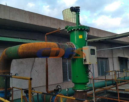 自（zì）清洗過濾器安裝現場