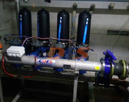 疊片過濾（lǜ）器安裝現場