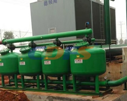 淺層介（jiè）質過（guò）濾器安裝現場