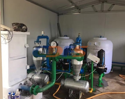 疊片過濾（lǜ）器安裝現場