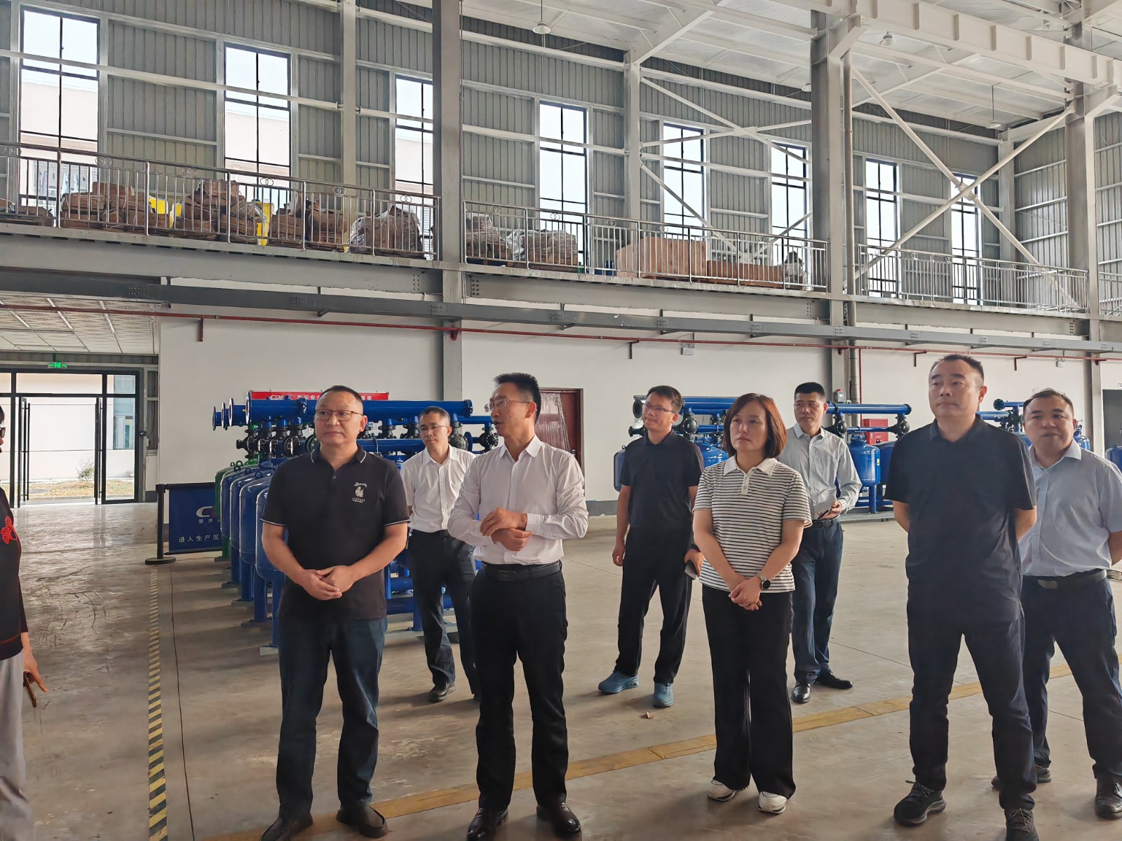 縣領導調研蘑菇传媒视频環保，共謀高新區綠色發展